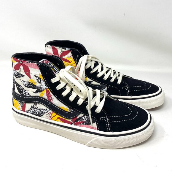 Vans Shoes - VANS Sk8-Hi 38 Decon S Tropic Palm Black Canvas Women's Size 8 VN0A4UWN2UD